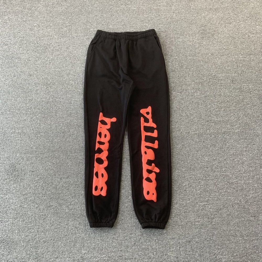 Young Thug Sp5der  Websuit Sweatpants Black
